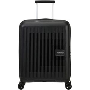 American Tourister Aerostep 55cm 4-Wheel Expandable Cabin Case - Black