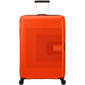 American Tourister Aerostep 77cm 4-Wheel Expandable Suitcase - Bright Orange