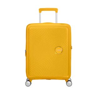 American Tourister Soundbox 55cm 4-Wheel Expandable Cabin Case - Golden Yellow