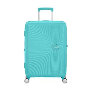 American Tourister Soundbox 67cm 4-Wheel Expandable Suitcase - Poolside Blue