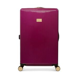 Dune London Olive 77cm 4-Wheel Large Suitcase - Pink Berry