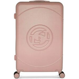 Dune London Onella 78cm 4-Wheel Large Suitcase - Pink