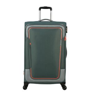 American Tourister Pulsonic 81cm 4-Wheel Large Expandable Suitcase - Dark Forest