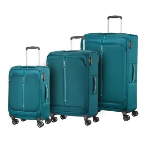 Samsonite Popsoda 3 Piece Spinner Suitcase Set - Teal
