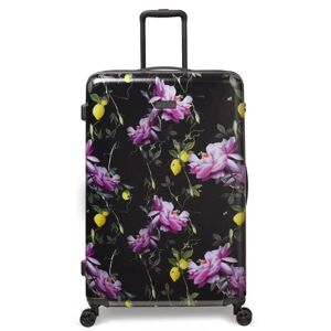Ted Baker Citrus Bloom 79cm 4-Wheel Large Suitcase - Black/Multi