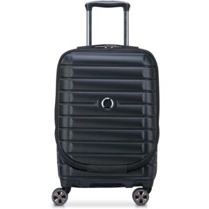 Delsey Shadow 5.0 55cm 4-Wheel Expandable Business Cabin Case - Black