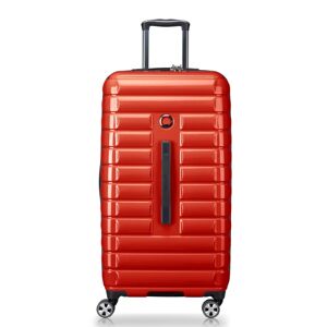 Delsey Shadow 5.0 80cm 4-Wheel Trunk Suitcase - Intense Red