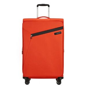 Samsonite Litebeam 77cm 4-Wheel Large Expandable Suitcase - Tangerine Orange
