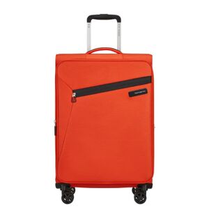 Samsonite Litebeam 66cm 4-Wheel Medium Expandable Suitcase - Tangerine Orange
