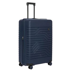 Bric's B Y Ulisse 79cm 4-Wheel Large Expandable Suitcase - Ocean Blue