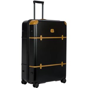 Bric's Bellagio 82cm 4-Wheel Extra Large Suitcase - Black/Tan