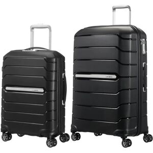 Samsonite Flux 55cm Cabin and 75cm Suitcase Set - Black