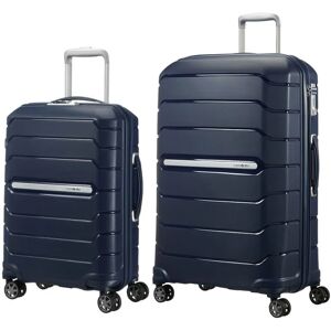 Samsonite Flux 55cm Cabin and 75cm Suitcase Set - Navy Blue