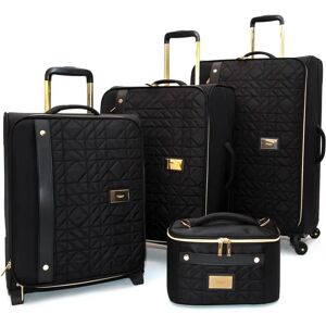 Dune London Tamara 4 Piece Luggage Set - Black