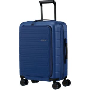 American Tourister Novastream 55cm 4-Wheel Expandable Laptop Cabin Case - Navy Blue