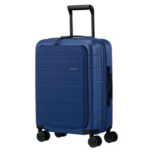 American Tourister Novastream 55cm 4-Wheel Expandable Laptop Cabin Case - Navy Blue