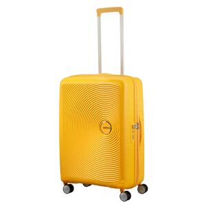 American Tourister Soundbox 67cm 4-Wheel Expandable Suitcase - Golden Yellow