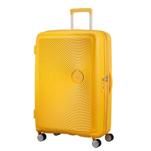 American Tourister Soundbox 77cm 4-Wheel Expandable Suitcase - Golden Yellow