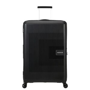 American Tourister Aerostep 77cm 4-Wheel Expandable Suitcase - Black