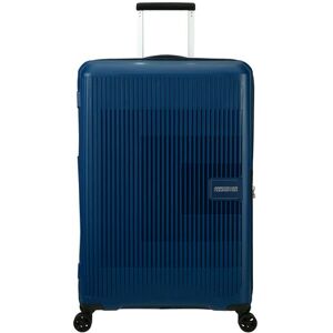 American Tourister Aerostep 77cm 4-Wheel Expandable Suitcase - Navy Blue