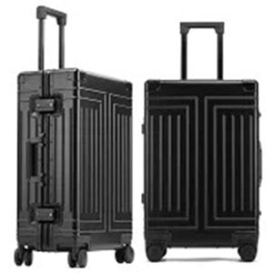 XPKLTXZW Luggage Aluminum-Magnesium Alloy Luggage Men and Women Boarding Business Case Aluminum Frame Trolley Suitcase