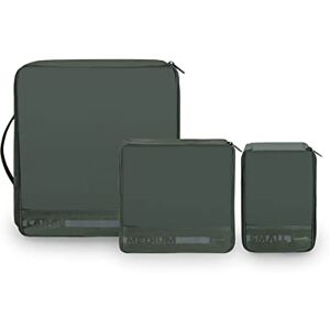 Samsonite Pack-Sized, Set of 3 Luggage Organizers, 14/22/30 cm, Forest Green, Green (Forest), S/M/L, Suitcase Organiser