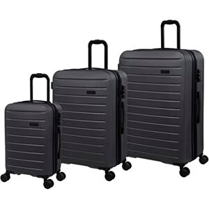 it luggage Legion 3 Piece Hardside 8 Wheel Expandable Spinner Set, Asphalt, 3 PC Set, Legion 3 Piece Hardside 8 Wheel Expandable Spinner Set