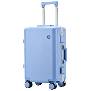 NESPIQ Business Travel Luggage Cabin Luggage Multifunctional Partition Trolley Case Light Password Travel Hardside Luggage Light Suitcase (Color : D, Size : 24inch)