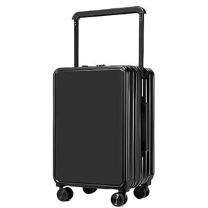 Nespiq Business Travel Luggage USB Interface Suitcases Trolley Luggage Universal Wheels Combination Lock Checked Luggage Light Suitcase (Color : C, Size : 26 in)