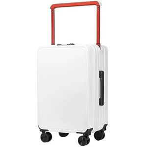 Nespiq Business Travel Luggage USB Interface Suitcases Trolley Luggage Universal Wheels Combination Lock Checked Luggage Light Suitcase (Color : D, Size : 24 in)