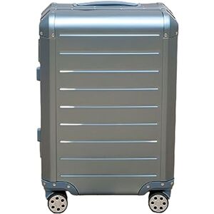 Sucada Business Trolley Case, Suitcase, Built-in TSA Lock, 26-inch Luggage Aluminum Frame, with 360-degree Silent Rollers (Blue)