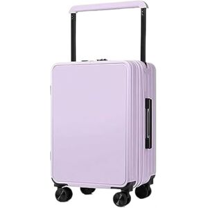 Nespiq Business Travel Luggage USB Interface Suitcases Trolley Luggage Universal Wheels Combination Lock Checked Luggage Light Suitcase (Color : E, Size : 20 in)