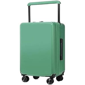 Nespiq Business Travel Luggage USB Interface Suitcases Trolley Luggage Universal Wheels Combination Lock Checked Luggage Light Suitcase (Color : A, Size : 20 in)