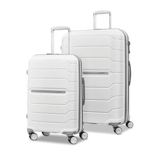 Samsonite cFreeform 2 Piece Set 21 and 28 Inch Expandable Spinners (One Size, White)
