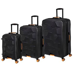 it luggage Elevate 3 Piece Hardside 8 Wheel Expandable Spinner Set, Black, 3 PC Set, Elevate 3 Piece Hardside 8 Wheel Expandable Spinner Set