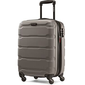 Samsonite Omni Pc Hardside Expandable Luggage, Silver, Carry-On 20-Inch, Omni Pc Hardside Expandable Luggage with Spinner Wheels