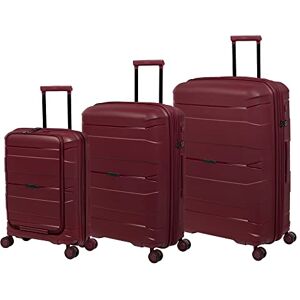 it luggage Momentous 3 Piece Hardside 8 Wheel Expandable Spinner Set, German Red, 3 PC Set, Momentous 3 Piece Hardside 8 Wheel Expandable Spinner Set