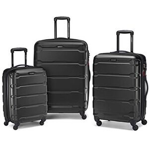 Samsonite Omni Pc Hardside Expandable Luggage with Spinner Wheels, White, Checked-Large 28-Inch, Omni Pc Hardside Expandable Luggage with Spinner Wheels