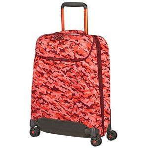 Samsonite Neoknit - Travel Duffle with 4 Wheels S, 55 cm, 36.5 Litre, Multicolour (Fluo Red Camo)