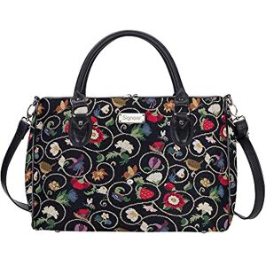 Signare Tapestry Duffle Bag Overnight Bags Weekend Bag for Women with Jacobean Dream Designs, Jacobean Dream