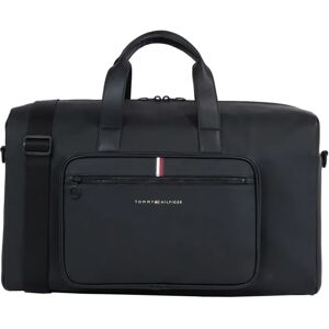 Tommy Hilfiger , Black Pique Duffle Bag ,Black male, Sizes: ONE SIZE