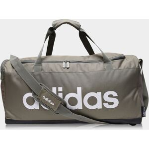 adidas Essentials Linear Duffle Bag Medium Green/White One Size unisex