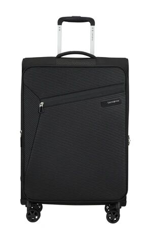 Samsonite Litebeam 66cm 4-Wheel Medium Expandable Suitcase - Black