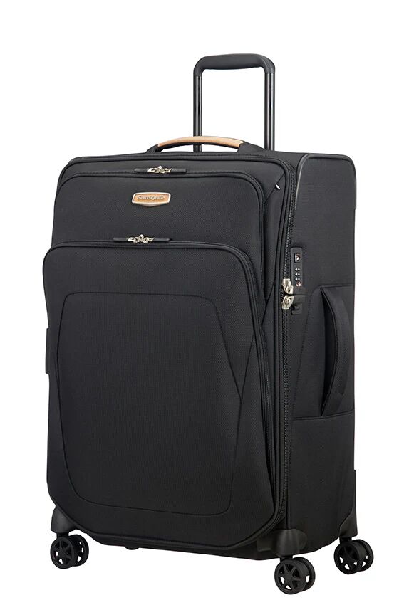 Samsonite Spark SNG Eco 67cm 4-Wheel Medium Expandable Suitcase - Black