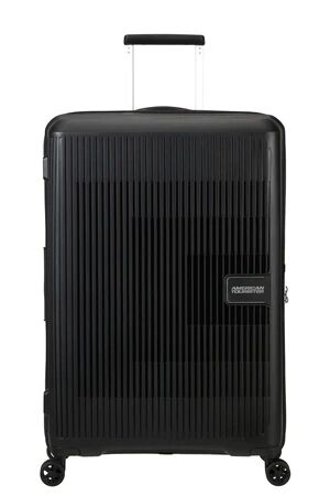 American Tourister Aerostep 77cm 4-Wheel Expandable Suitcase - Black