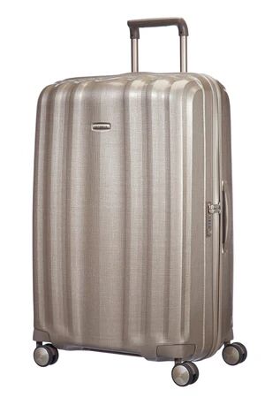 Photos - Luggage Samsonite Lite Cube 82cm Extra Large 4-Wheel Suitcase - Ivory Gold 5862511 