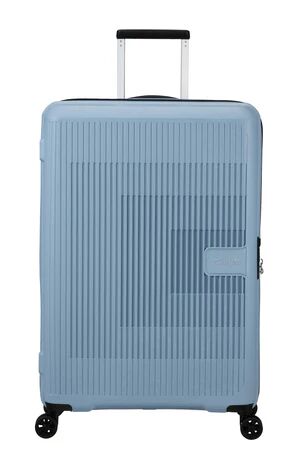 American Tourister Aerostep 77cm 4-Wheel Expandable Suitcase - Soho Grey