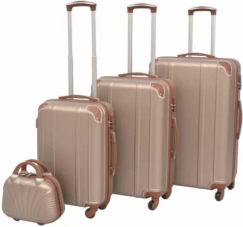 vidaXL Hardcase Trolley Set vidaXL  - Size: 59cm H X 27cm W X 100cm D