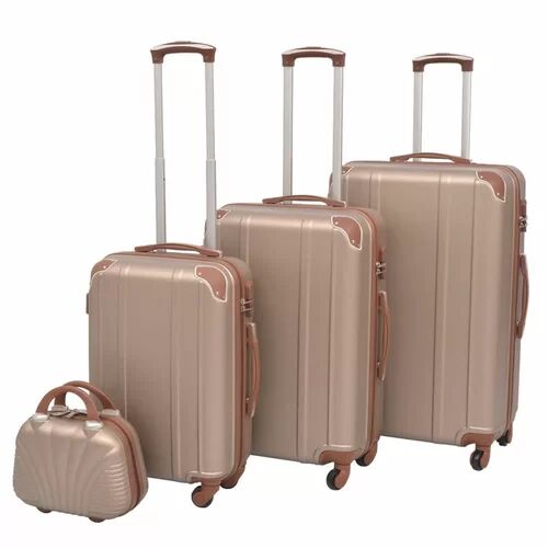 Symple Stuff 4 Piece Hardcase Trolley Set Symple Stuff  - Size: 50cm H X 42cm W X 31cm D