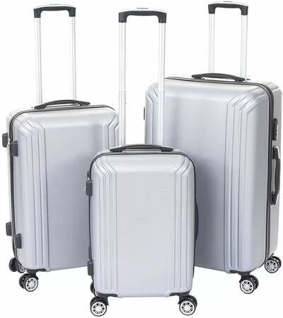 Symple Stuff 3 Piece Suitcase Set Symple Stuff 109cm H X 28cm W X 5cm D